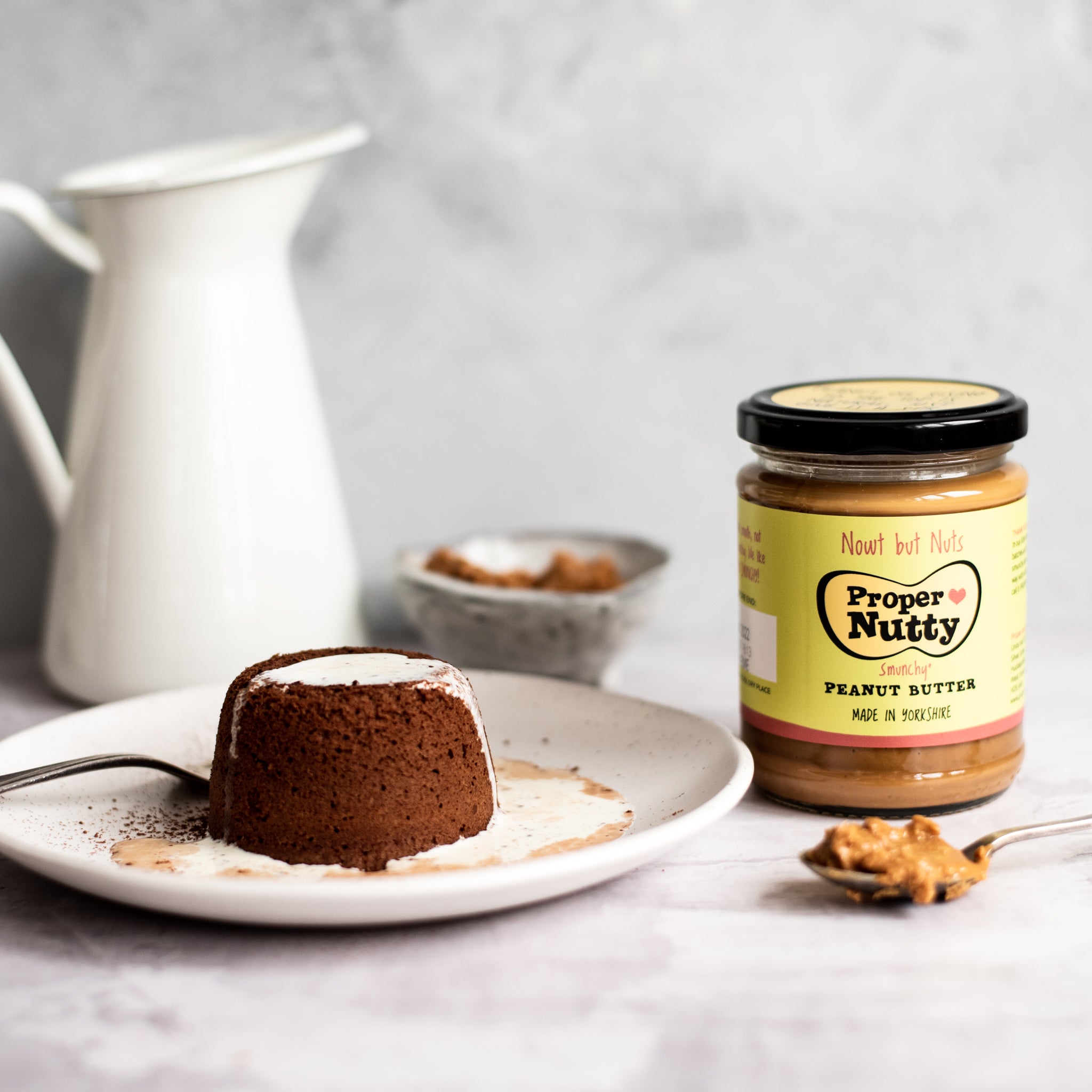 Melt in the Middle Chocolate & Peanut Butter Puddings Recipe Baking Mad