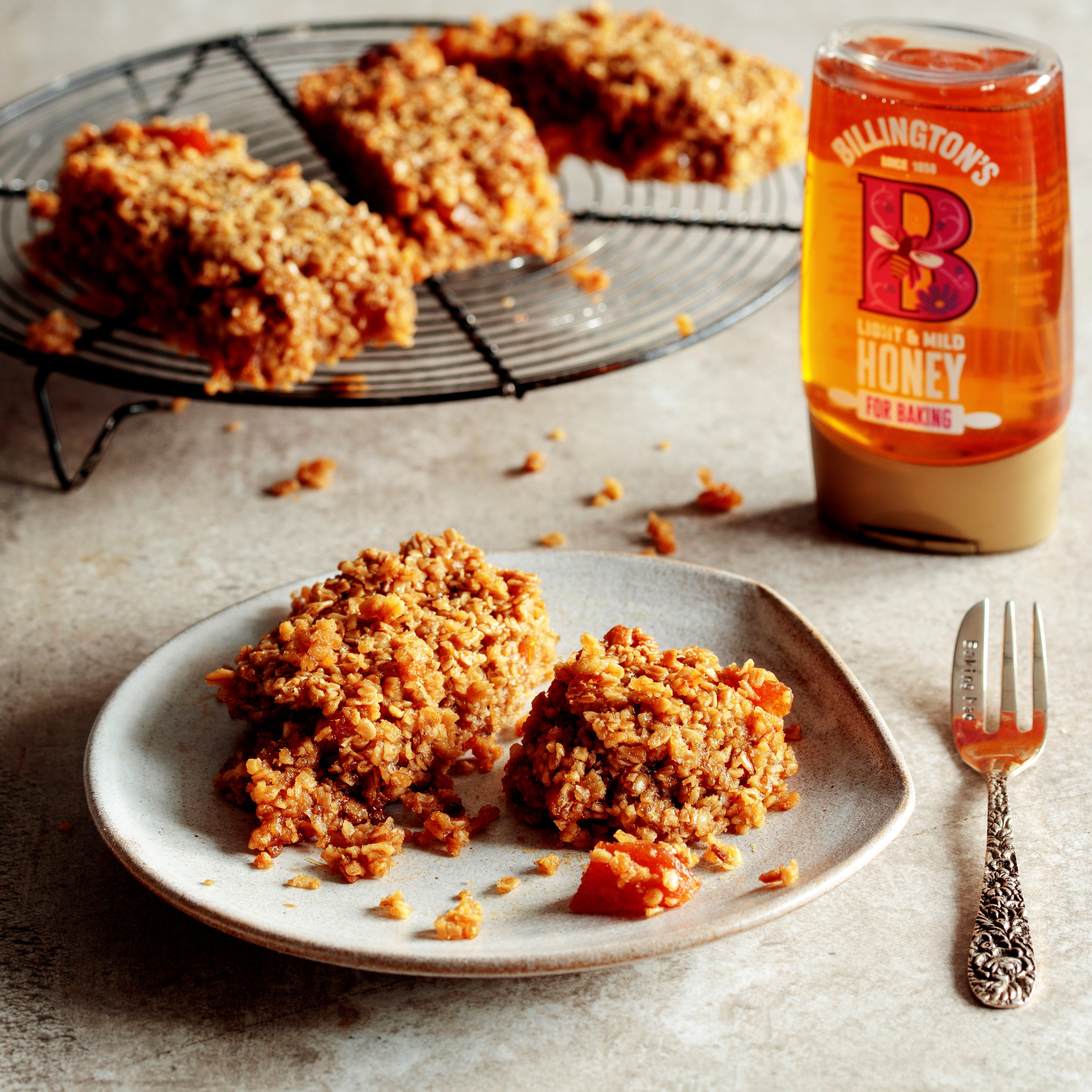 Honey & Apricot Flapjack Baking Mad