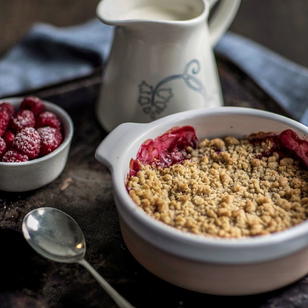 Apple & Raspberry Crumble Recipe Easy Everyday Desserts from Baking