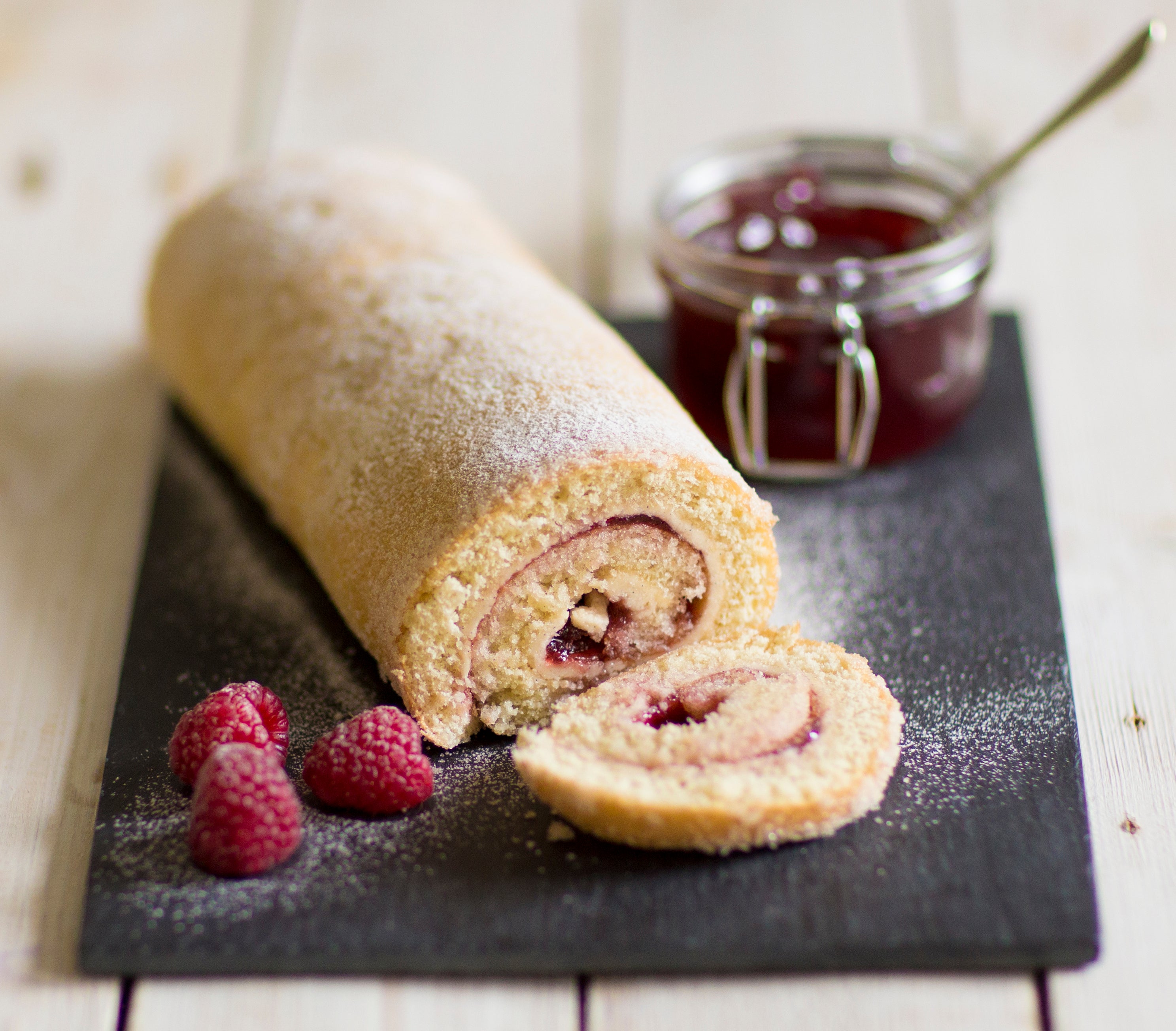 Vanilla Swiss Roll Baking Mad
