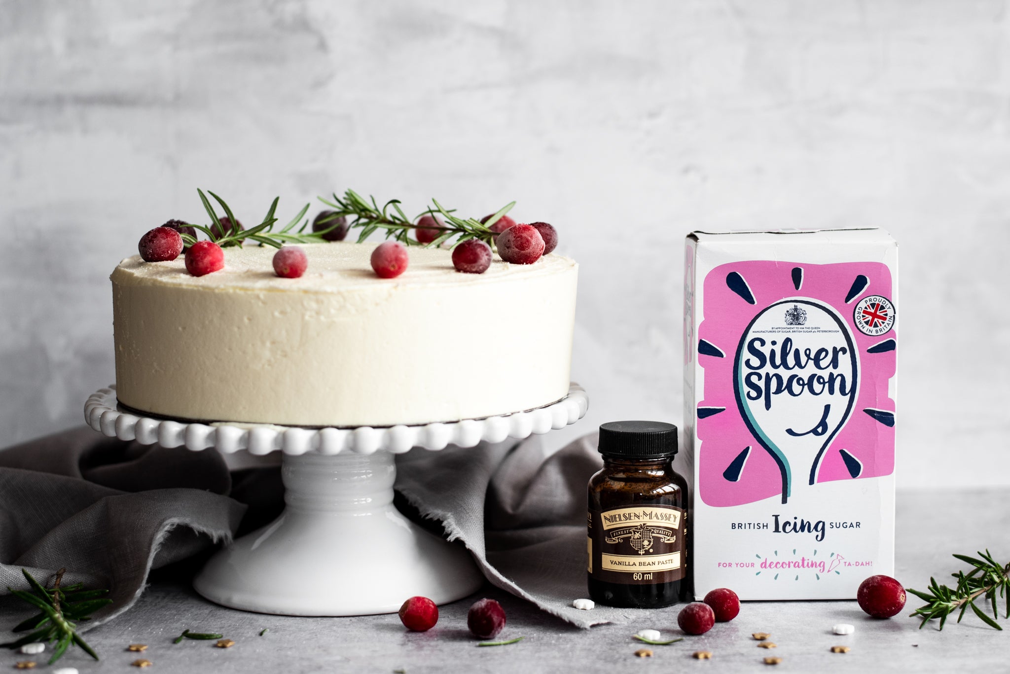 Snowy White Christmas Cake Recipe How to Make Snowy