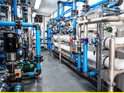 Industrial liquids, water and process media