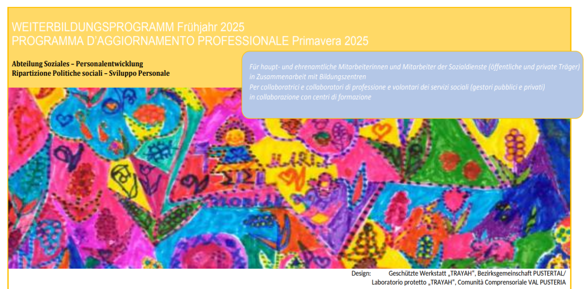 Weiterbildung - Programm Frühjahr 2025