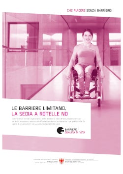 “Le barriere limitano, la sedia a rotelle no”