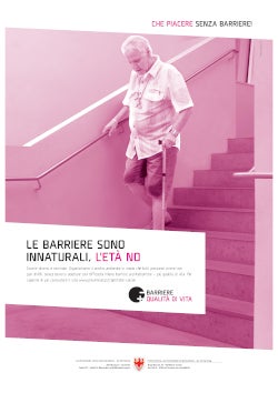 “Le barriere sono innaturali, l’età no”