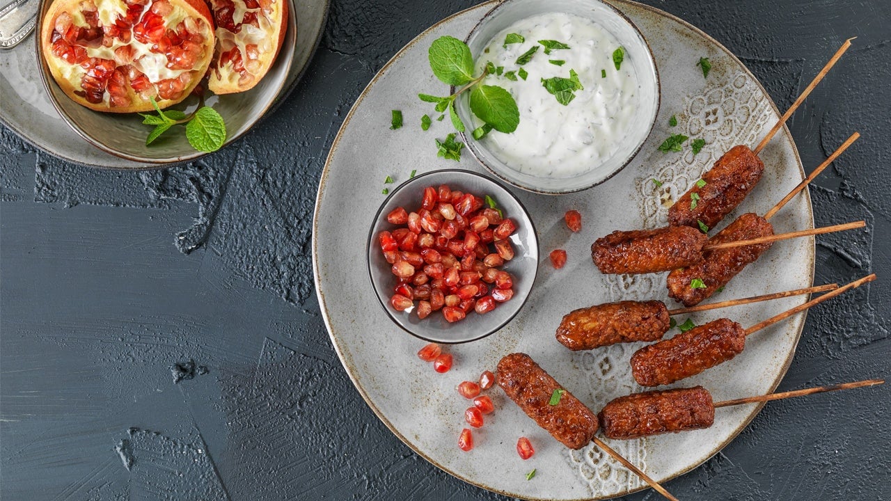 Cevapcici végétaliens avec dip au yaourt