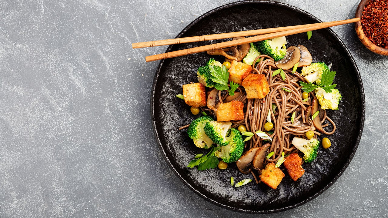 Nouilles asiatiques au tofu