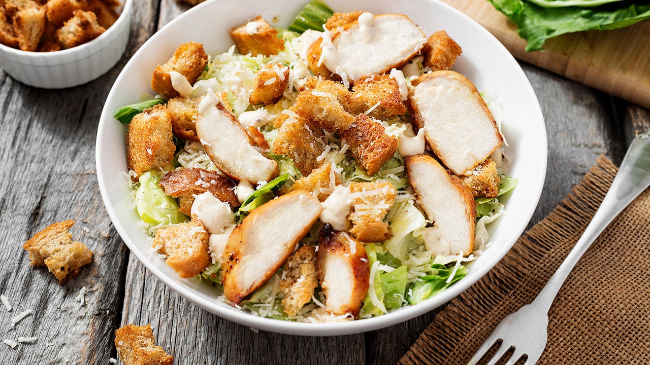 Salade César au poulet frais