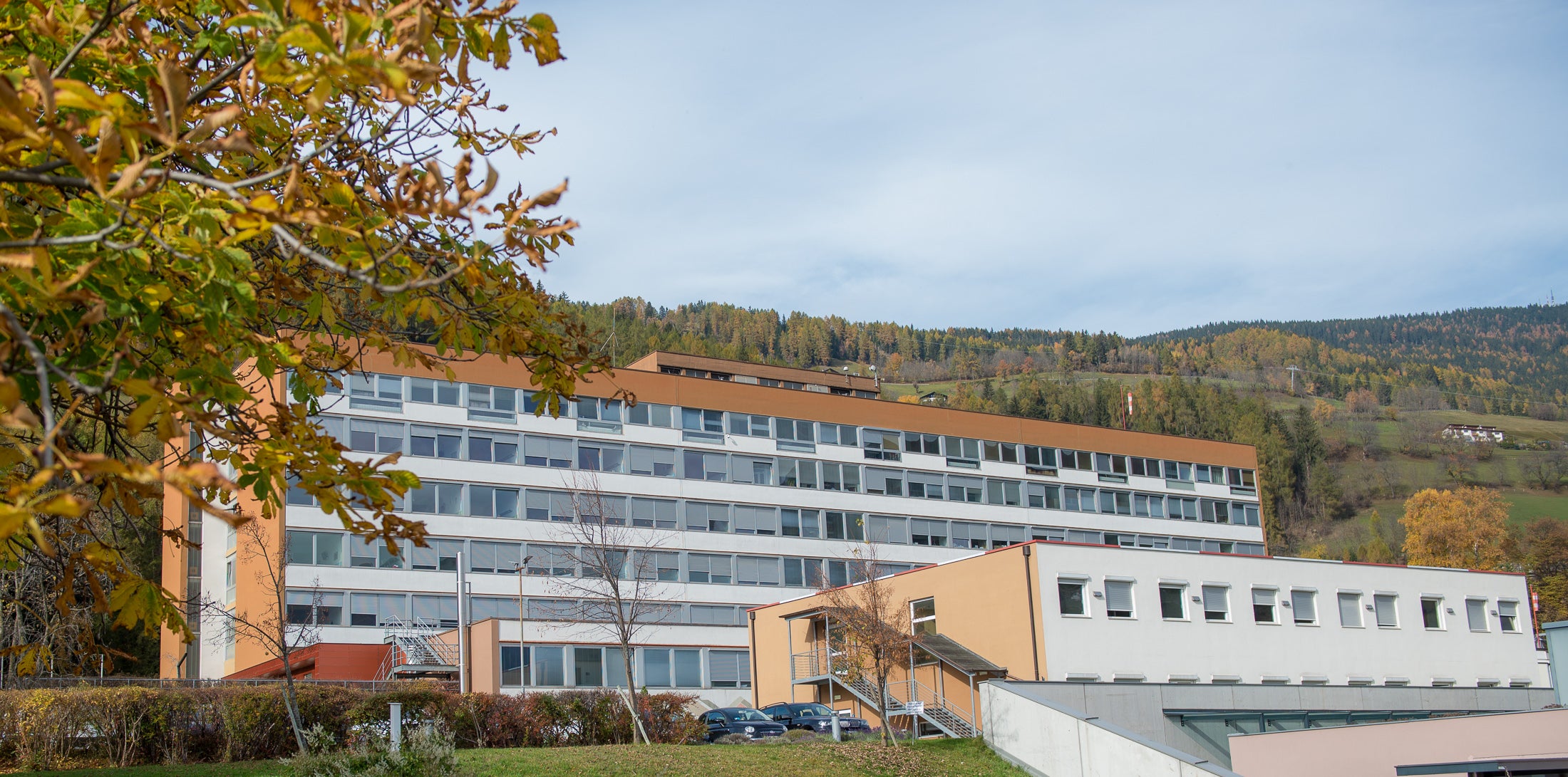 Das ist das Krankenhaus in Sterzing.