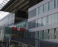 Das ist die Not·aufnahme vom Krankenhaus Bozen.