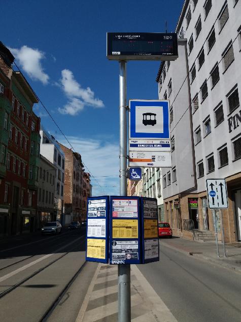 MHD zastávka 28. října
