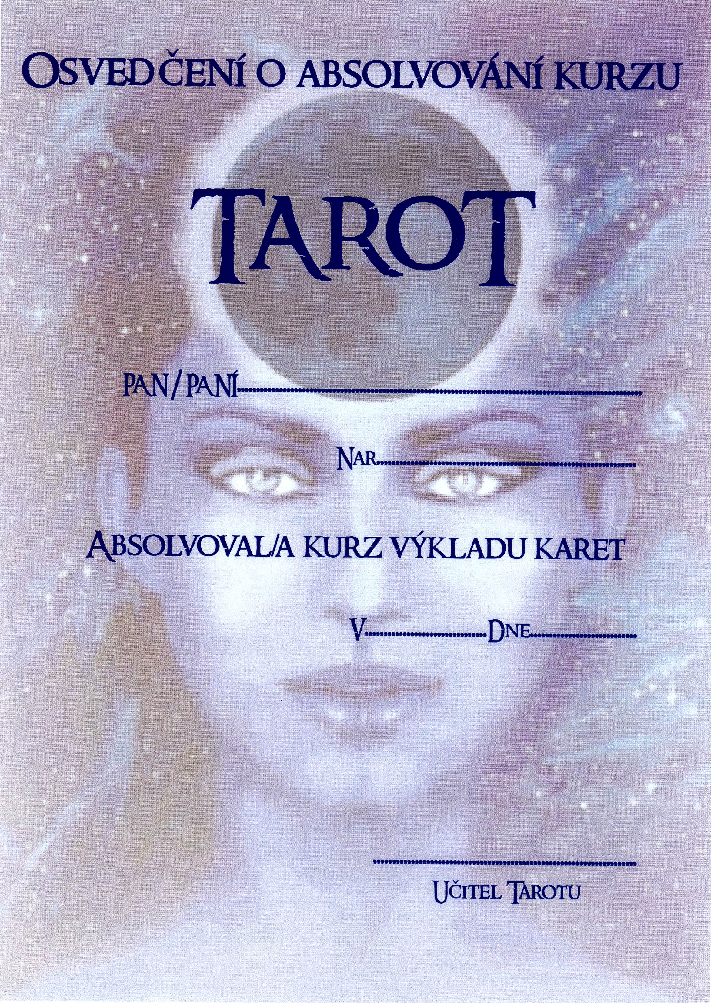 Na konci kurzu dostanete osvědčení