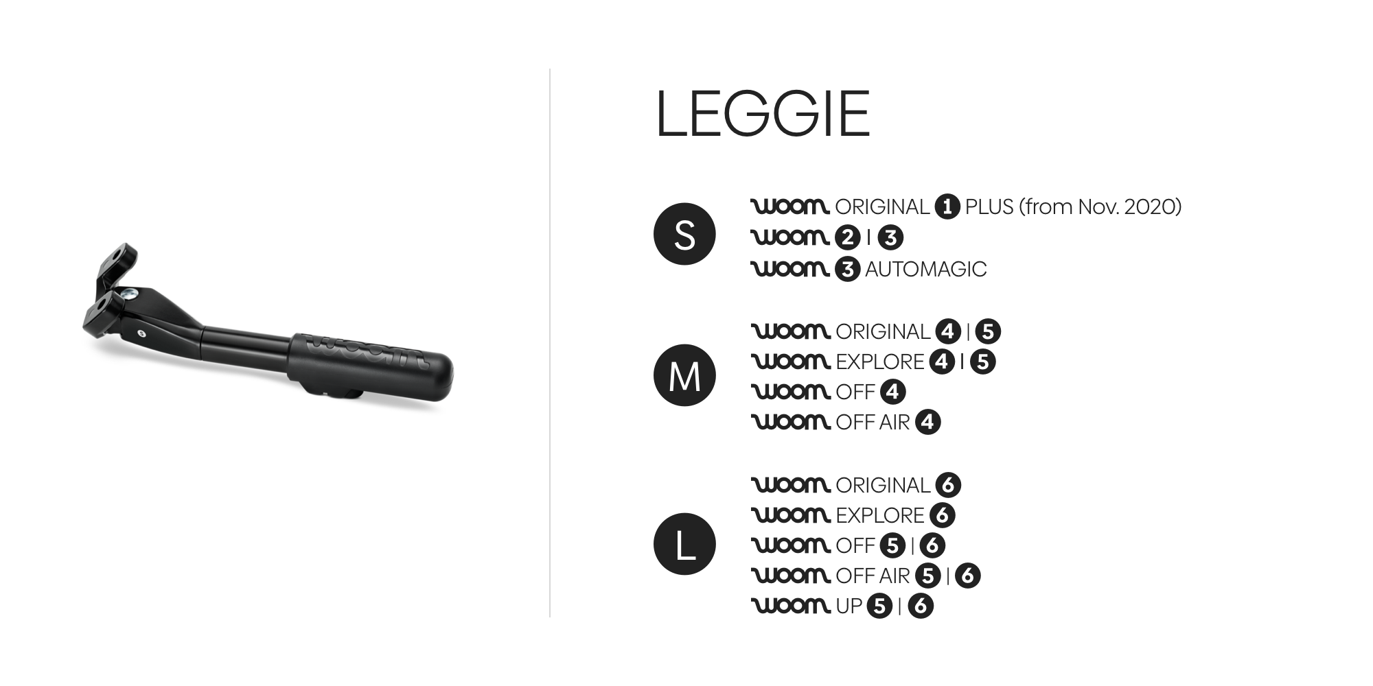 Woom LEGGIE Kickstand Easy To Use Woom LEGGIE Kickstand Easy To Use