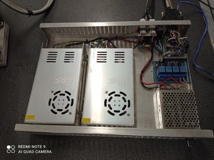 Elektronik der selbstgebauten CNC Fräse