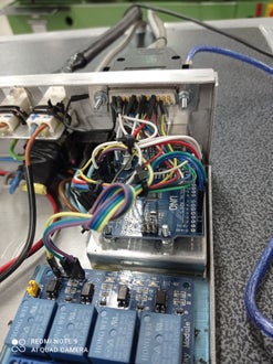 Elektronik der selbstgebauten CNC Fräse