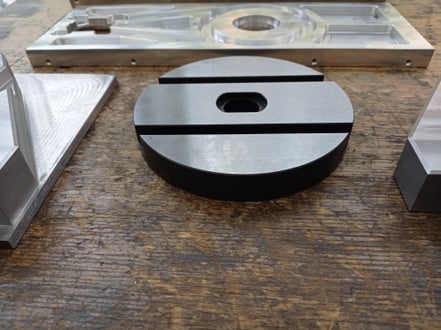 Teil der selbstgebauten CNC Fräse