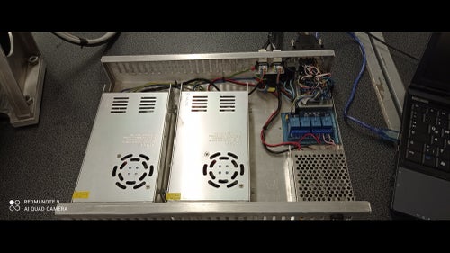 Elektronik der selbstgebauten CNC Fräse