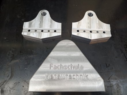 Teile der selbstgebauten CNC Fräse