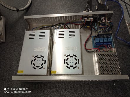 Elektronik der selbstgebauten CNC Fräse
