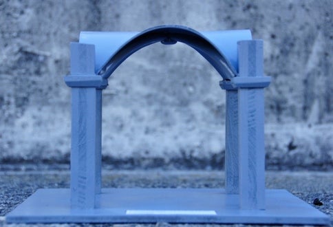 Modell des Kreuzrippengewölbes