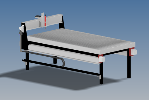 3D Darstellung CNC Plasmatisch