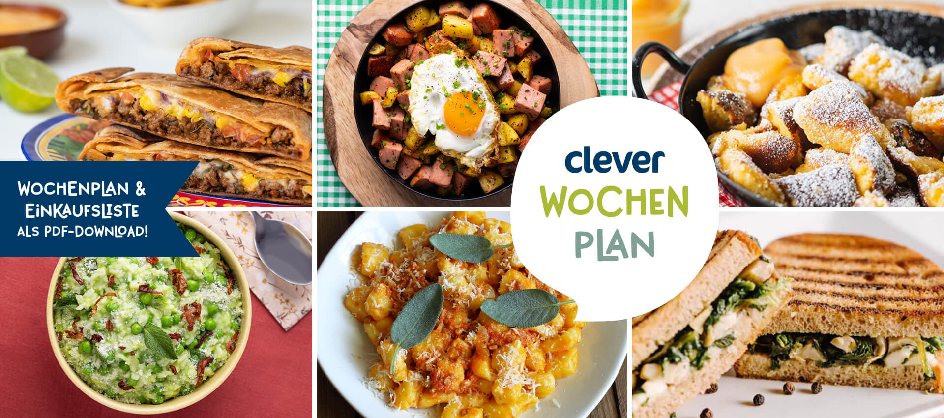 clevere Gerichte für die kommende Woche