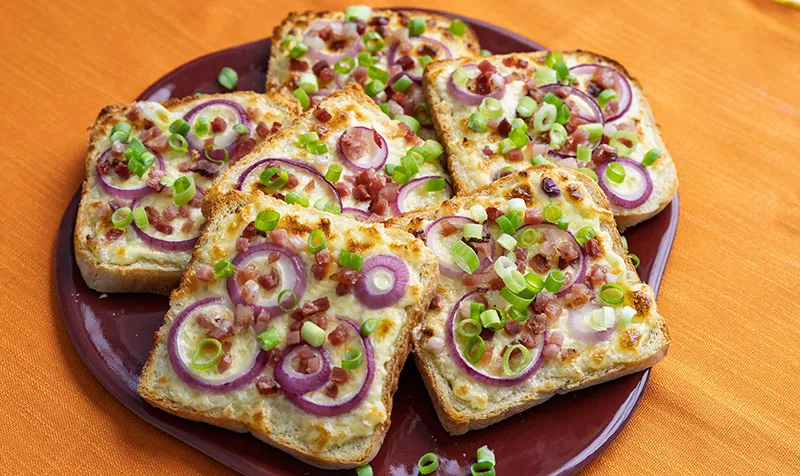 Flammkuchen Toast