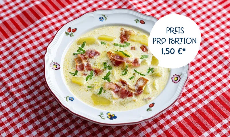 Erdäpfelsuppe