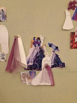 Ideenfindung zum Thema Abendkleid 