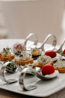 verschiedene Häppchen zum Aperitif