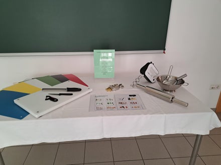 Ausstellung der Lerninhalte im Fach Küchenführung