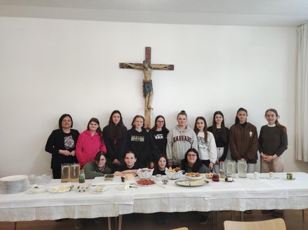Gruppenfoto (Schülerinnen der Fachrichtung Hauswirtschaft)