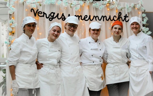 Gruppenfoto der Küchenbrigade 