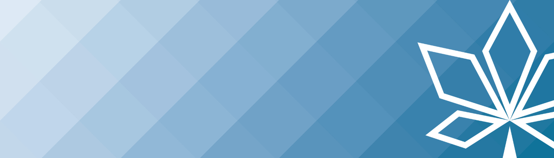 Niebieski kwadrat z białymi kwadratami