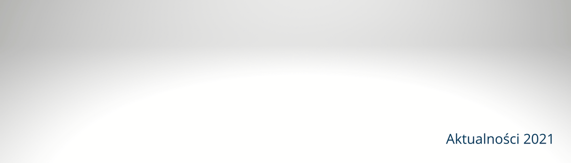 Plansza z napisem Aktualności 2021