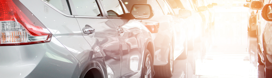 Közelkép egy autóról