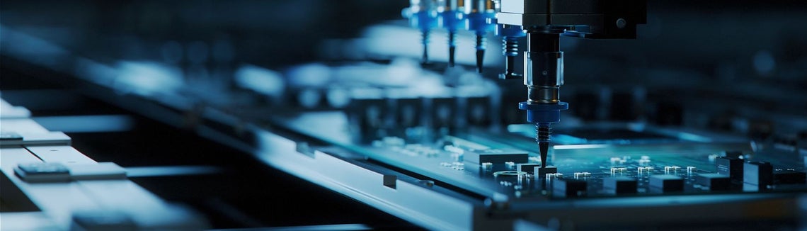 nowoczesne maszyny i urządzenia w przedsiębiorstwie, maszyny przemysłowe, zdjęcie poziome