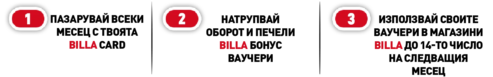 Billa Chart BILLA Card