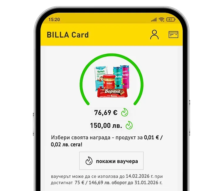 Billa Chart BILLA Card