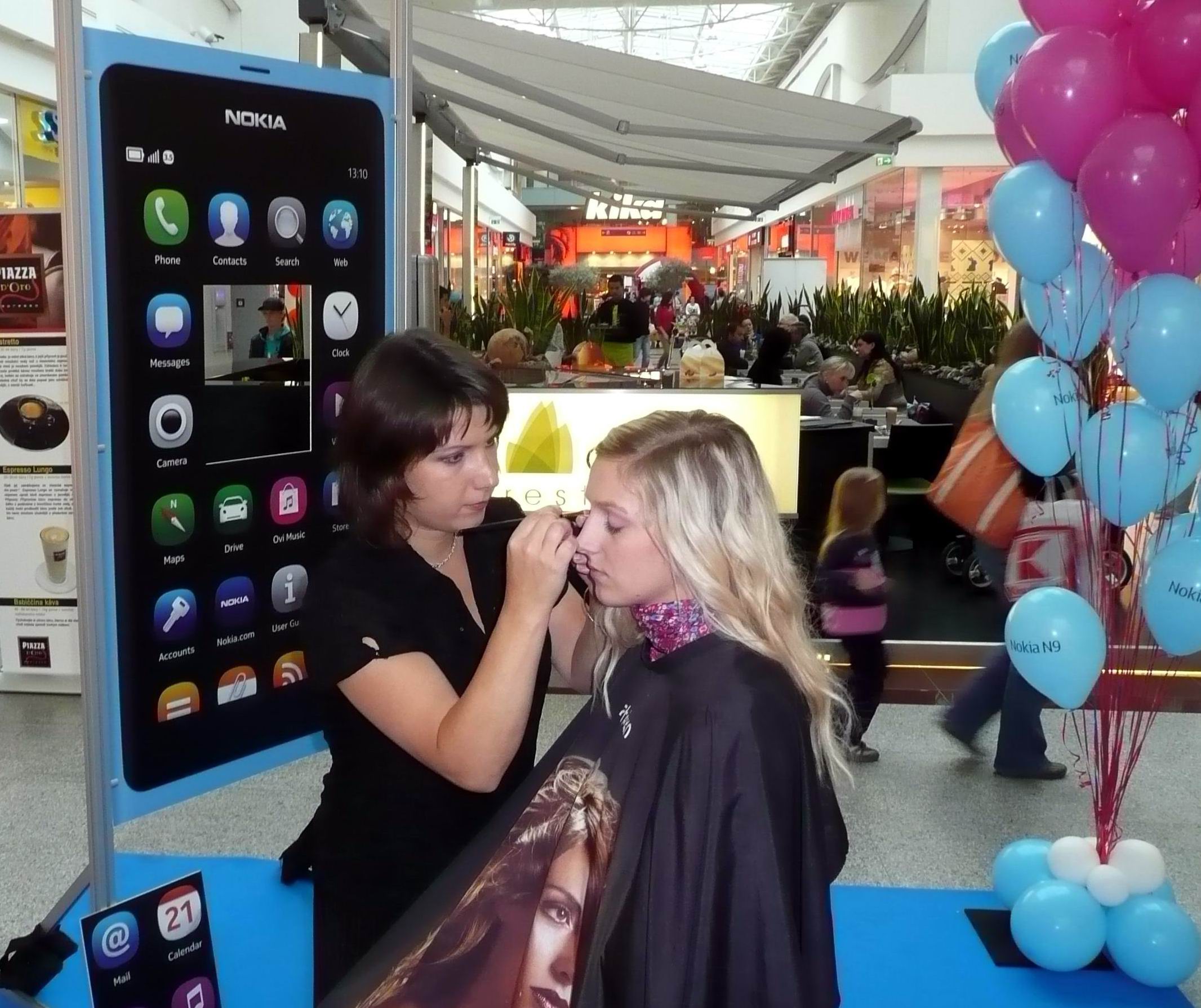 líčení pro firmu Nokia