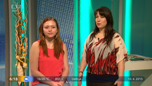 Jarní trendy v líčení - 1. vstup na ČT2