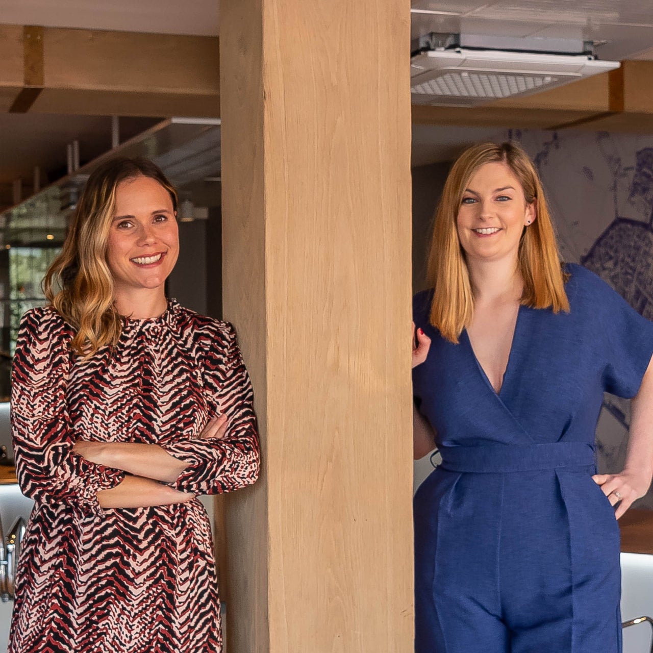 Maxine and laura in Bicester estate agents in their local office