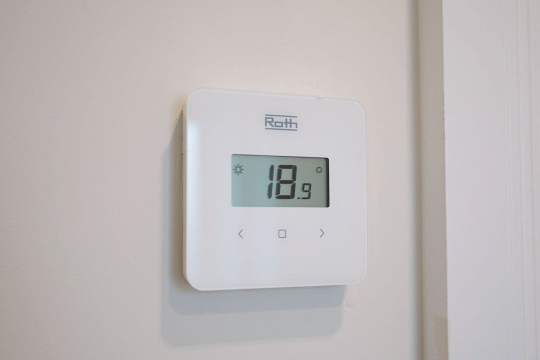 thermostat at meadow view buckinghamshire new home