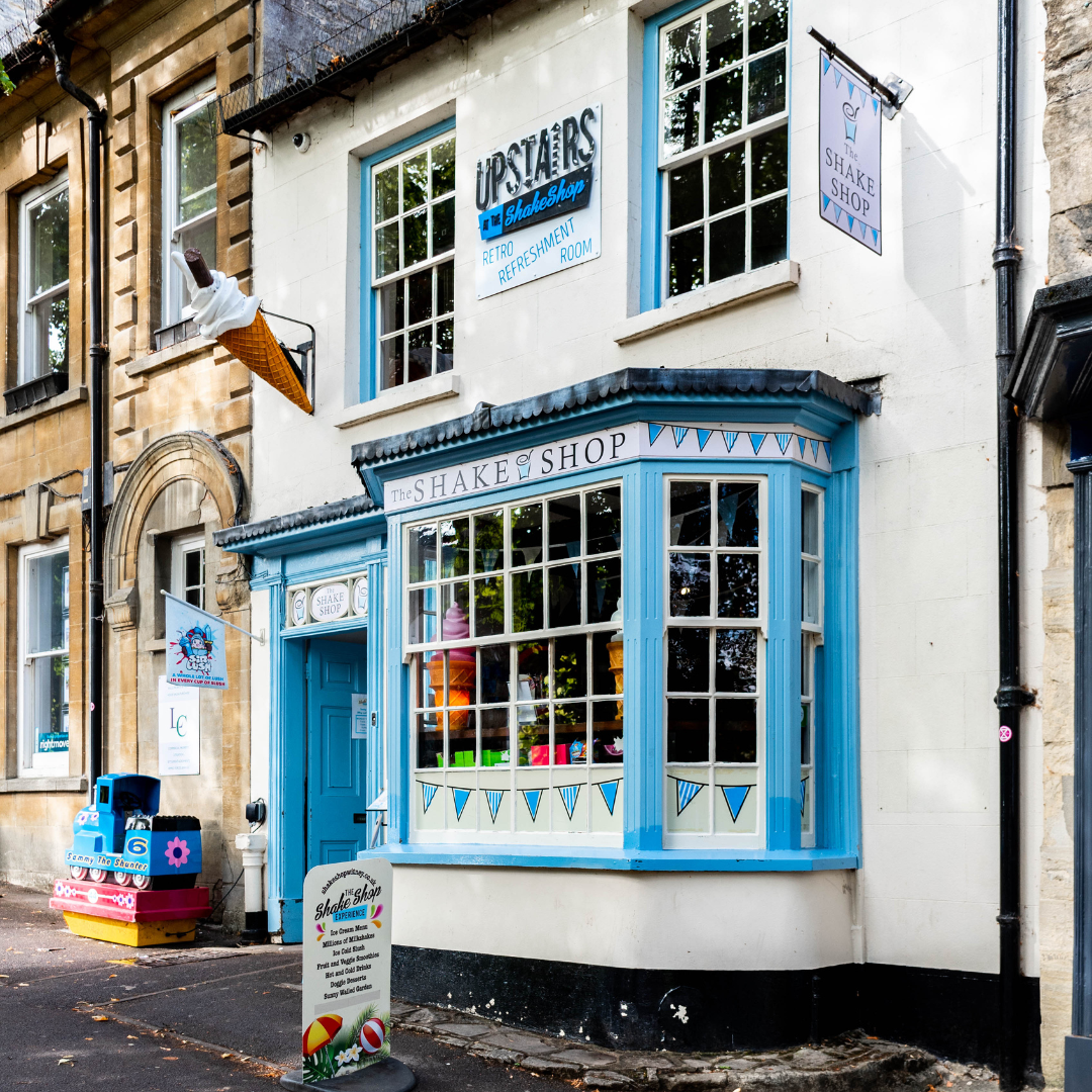 photo of the outside of the shop front 