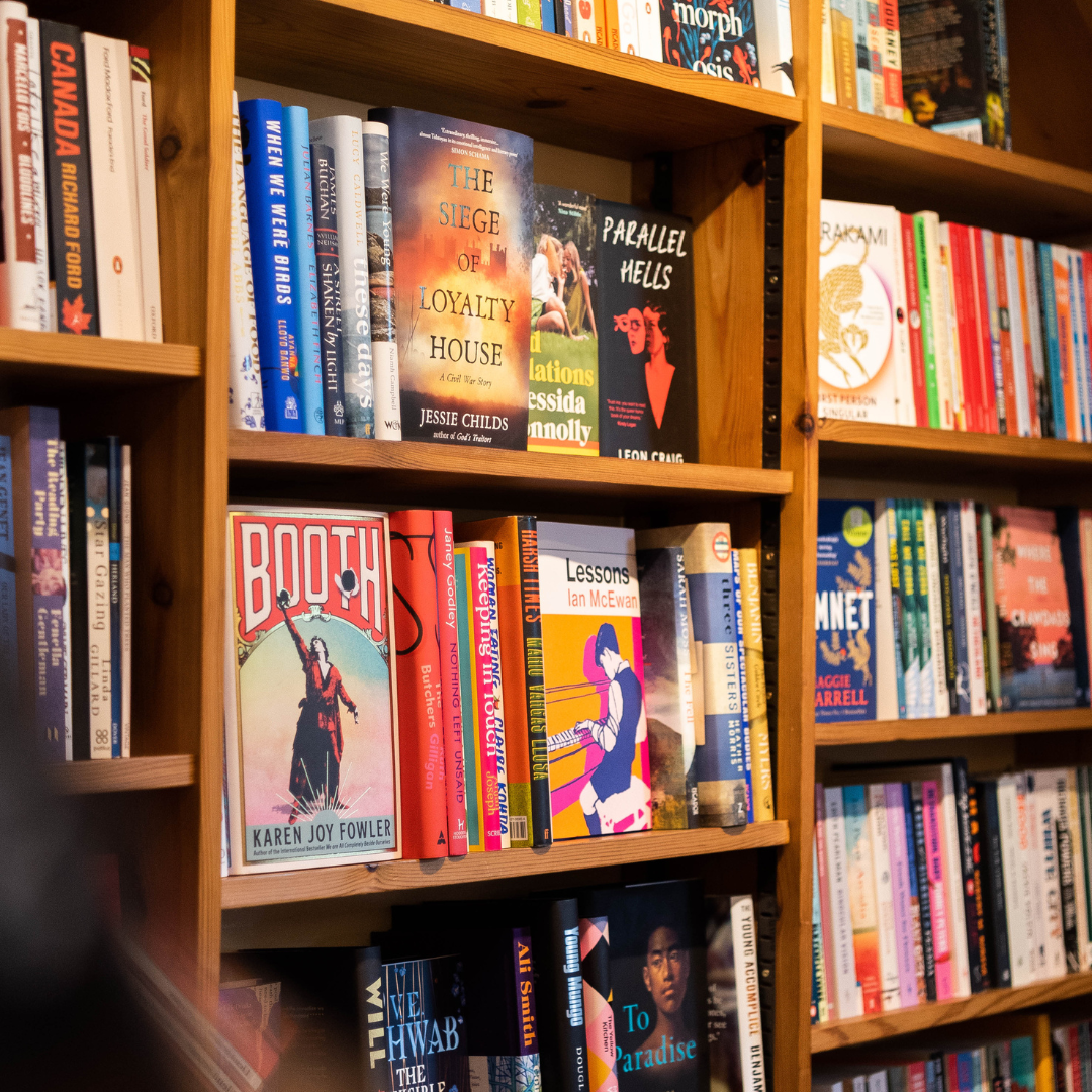 photo of a book shelf 