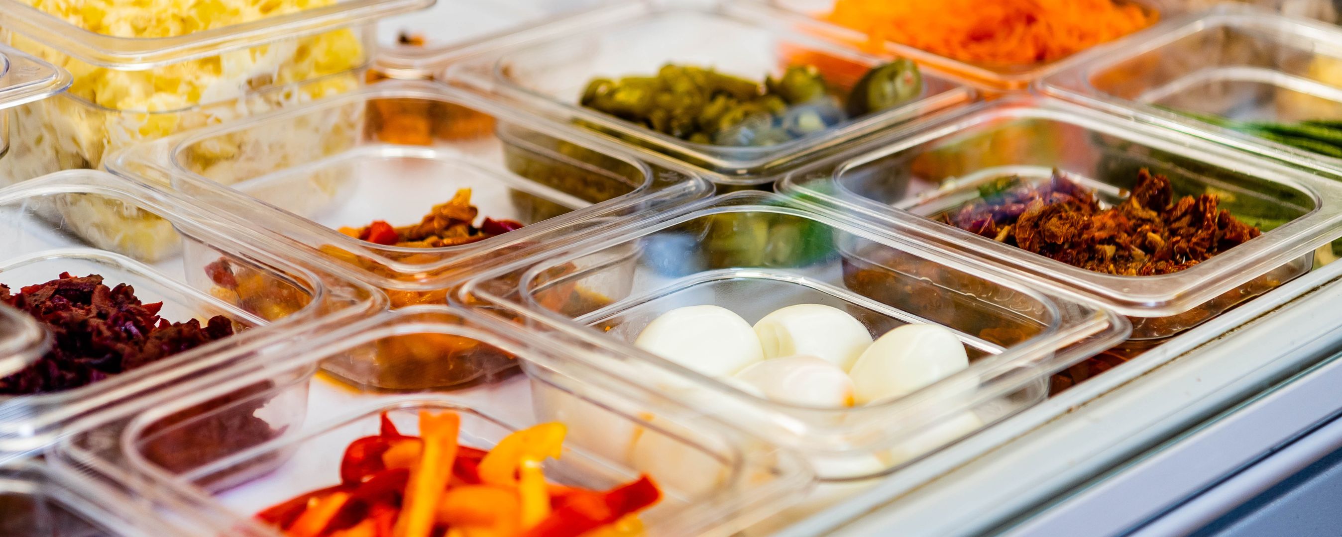 sandwich fillings in containers 