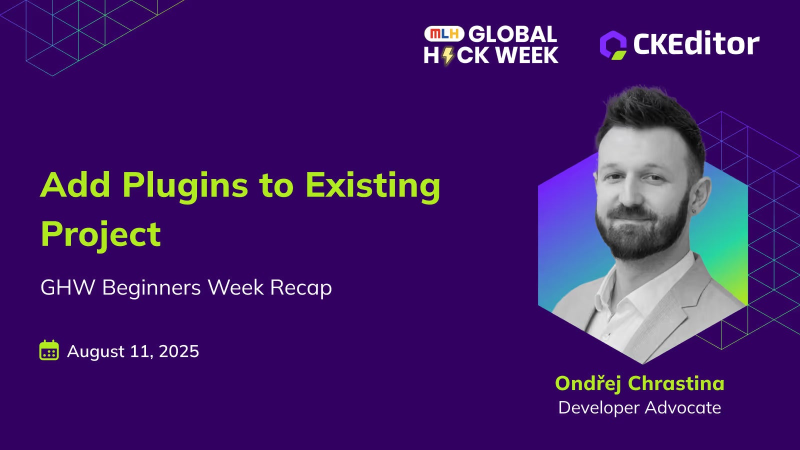 Add Template & Mention Plugins to Existing Project