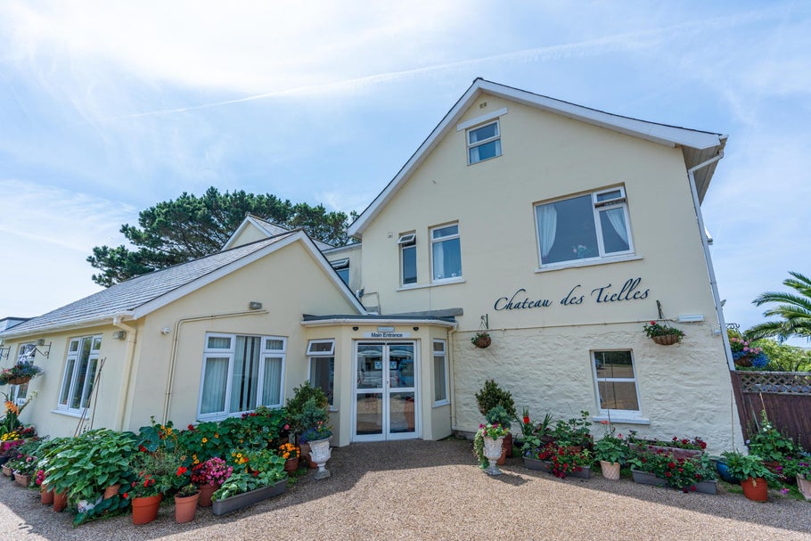 Chateau des Tielles nursing and residential home in Guernsey. 