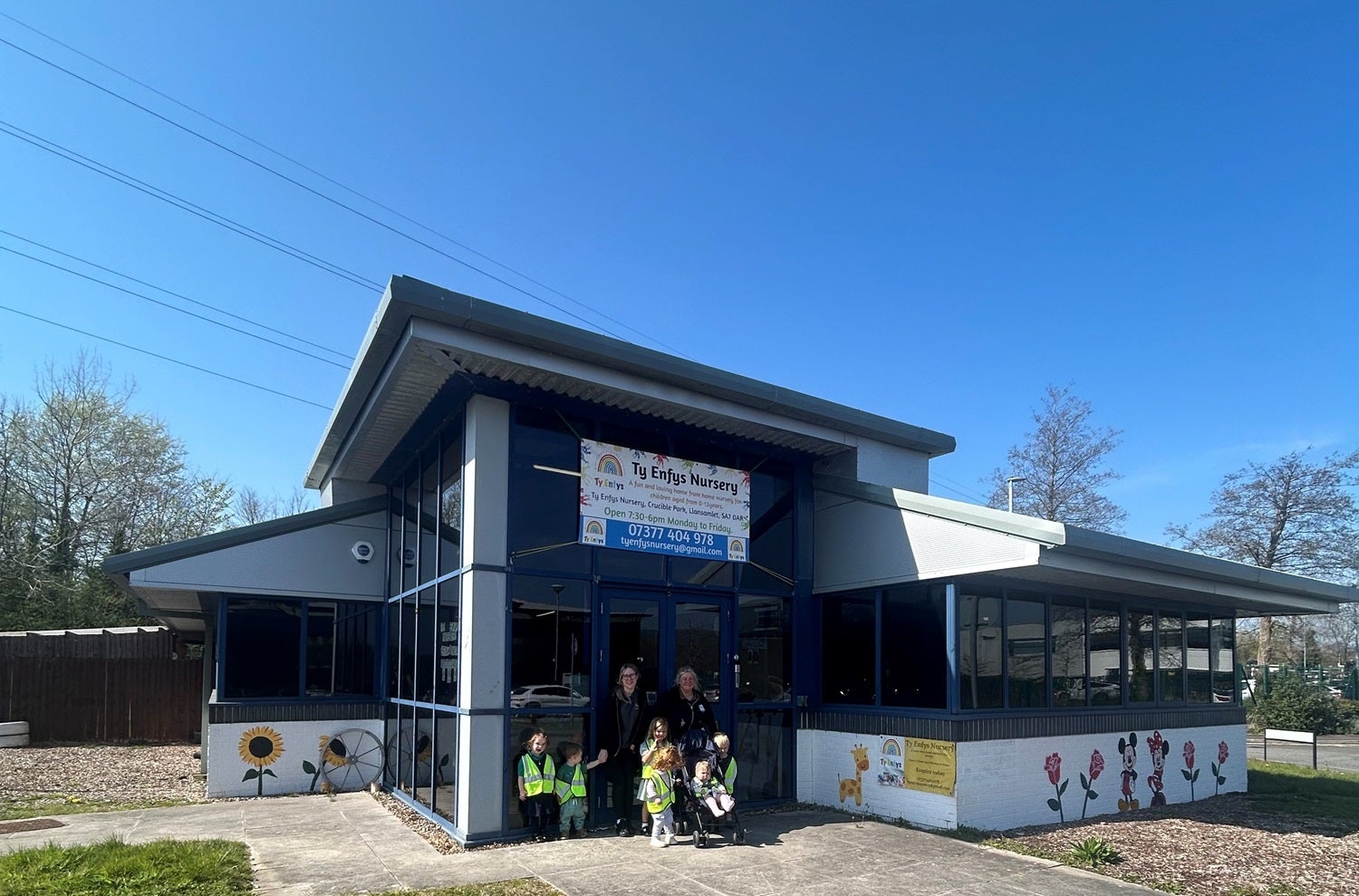 The new Ty Enfys Nursery in Swansea