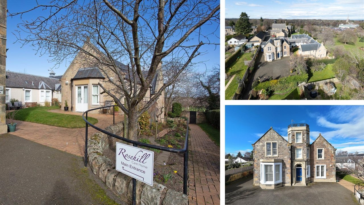  The former Rosehill Care Home in Dalkeith near Edinburgh, Scotland.